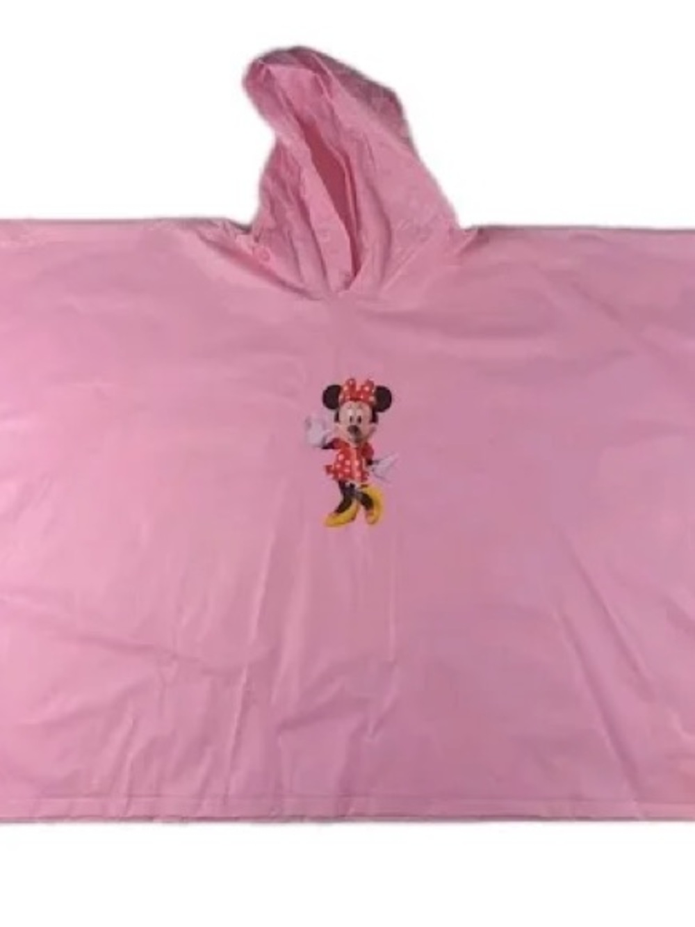 Disney Pink Minnie Mouse Hooded Rain Poncho